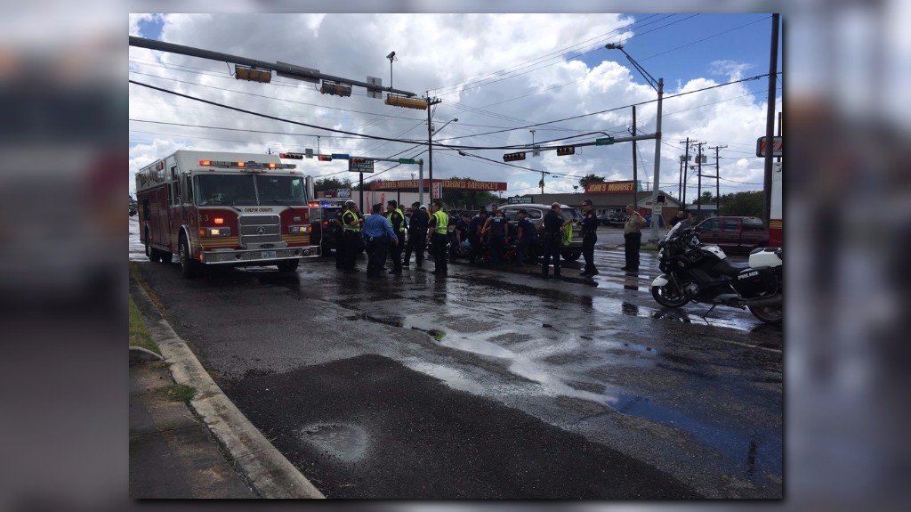 Two officers involved in funeral procession accident released from